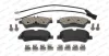 Комплект гальмівних колодок задн, FORD TOURNEO CUSTOM V362, TRANSIT CUSTOM V362, TRANSIT V363 FORD USA TRANSIT-150, TRANSIT-250, TRANSIT-350 1.0H-3.7 09.12- FERODO FVR5076 (фото 1)