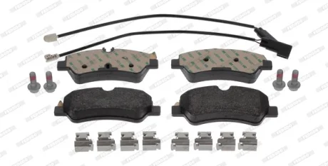 Комплект гальмівних колодок задн, FORD TOURNEO CUSTOM V362, TRANSIT CUSTOM V362, TRANSIT V363 FORD USA TRANSIT-150, TRANSIT-250, TRANSIT-350 1.0H-3.7 09.12- FERODO FVR5076