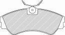 Комплект гальмівних колодок передн, VW TRANSPORTER T4 1.8/1.9D 07.90-04.03 FERODO FVR785