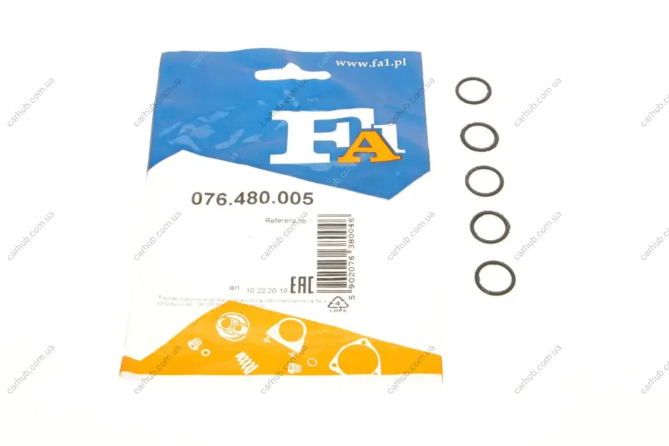 Прокладка турбіни BMW X1/X3/X5/X6 N55 (к-кт 5шт) Fischer Automotive One (FA1) 076.480.005 (фото 1)