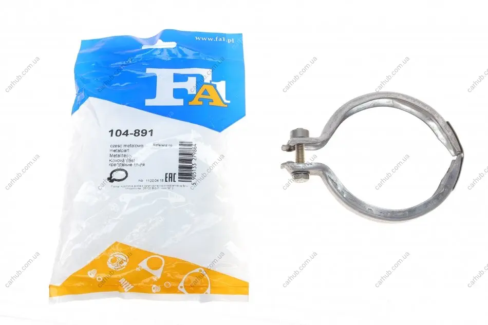 Хомут глушника BMW 3 (E90)/5 (F10)/7 (F01-F04) 06-15 FA1 Fischer Automotive One (FA1) 104-891 (фото 1)