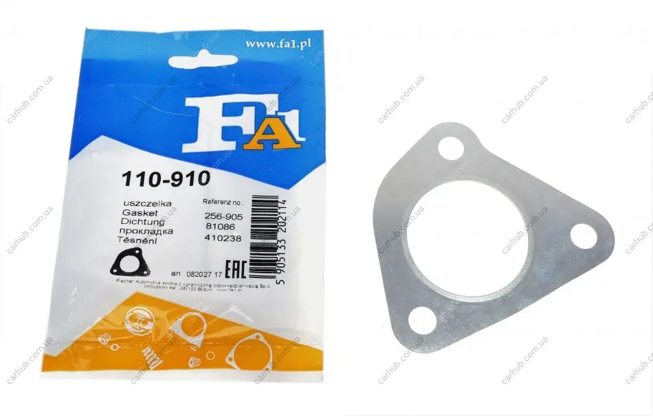 Прокладка труби вихлопної VW LT 2.4D -96 FA1 Fischer Automotive One (FA1) 110-910 (фото 1)
