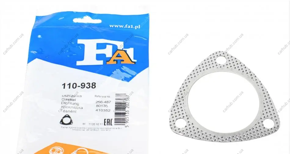 Прокладка труби вихлопної Audi A4/A6 97-09 FA1 Fischer Automotive One (FA1) 110-938 (фото 1)