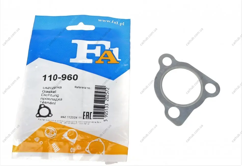 Прокладка труби вихлопної VW Golf IV/Passat 1.8T 96-05 FA1 Fischer Automotive One (FA1) 110-960 (фото 1)