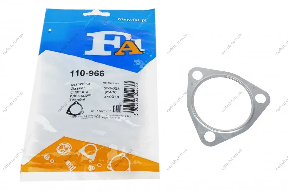 Прокладка труби вихлопної VW Golf V/VI 1.4 16V 06-13 FA1 Fischer Automotive One (FA1) 110-966 (фото 1)