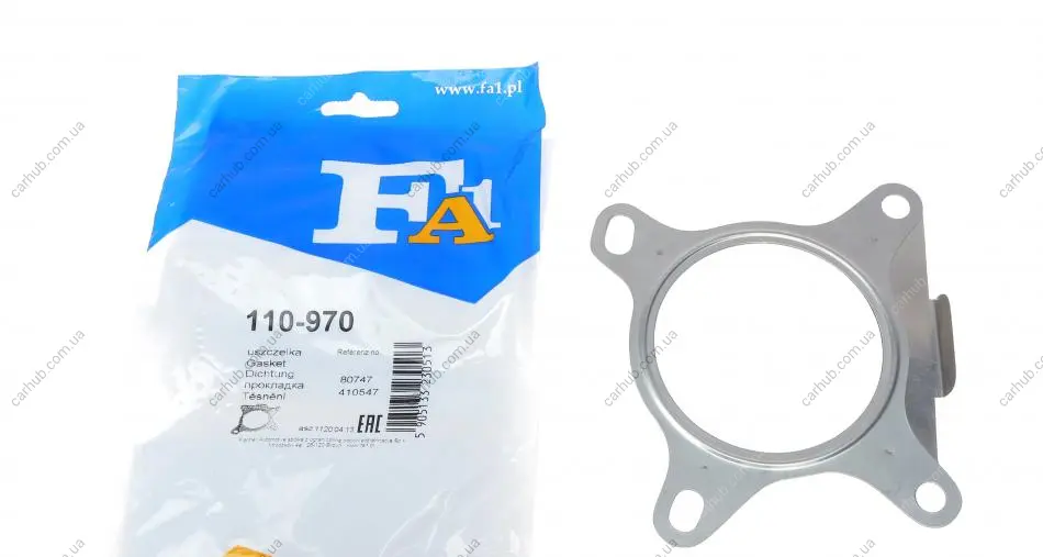 Прокладка труби вихлопної VW Passat 1.8/2.0 TSI 05-14 FA1 Fischer Automotive One (FA1) 110-970 (фото 1)