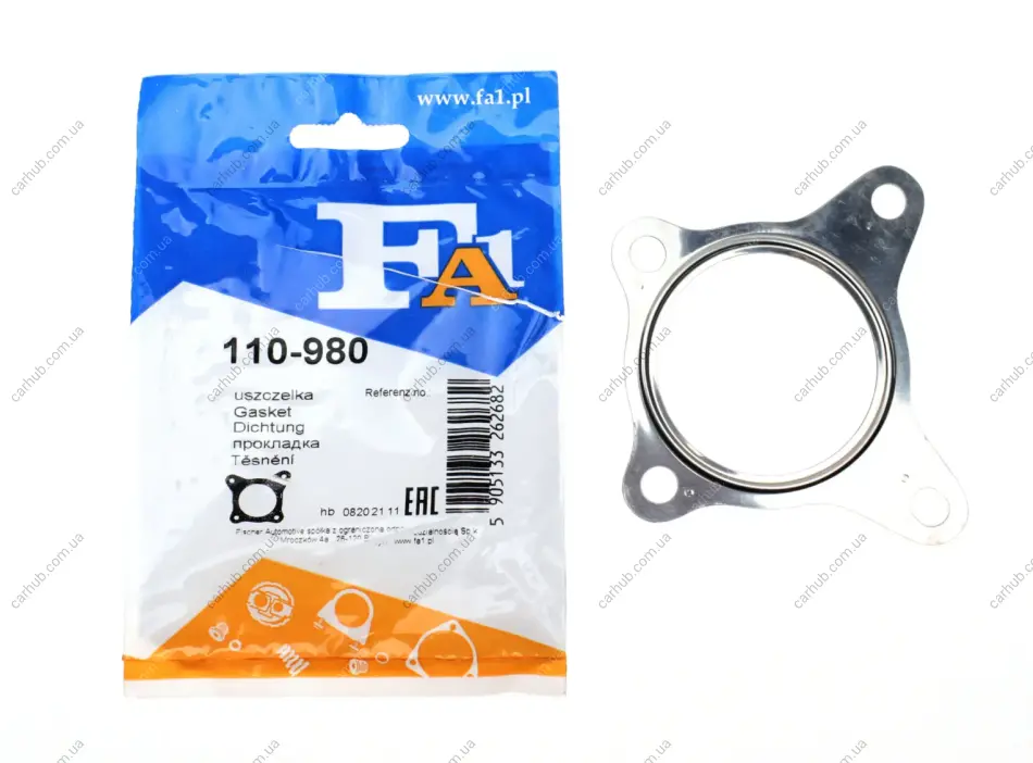 Прокладка труби вихлопної VW Golf VI/Passat 1.4 TSI 07-16 Fischer Automotive One (FA1) 110-980 (фото 1)