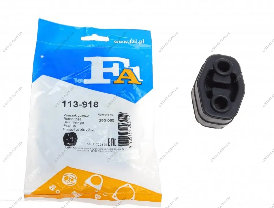 Гумка глушника Audi 80 91-96 Fischer Automotive One (FA1) 113-918 (фото 1)