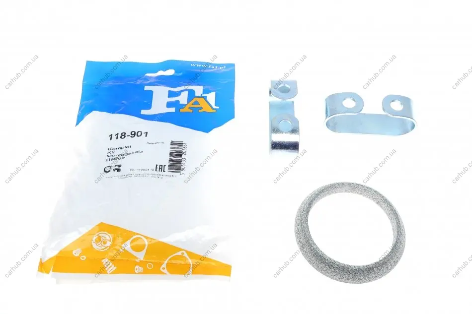 Кронштейн кріплення системи вихлопної VW Caddy I 1.5/1.6 -92 (к-кт) FA1 Fischer Automotive One (FA1) 118-901 (фото 1)