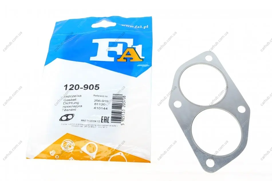 Прокладка колектора випускного Opel Vectra 1.4-2.0i 88-02 FA1 Fischer Automotive One (FA1) 120-905 (фото 1)