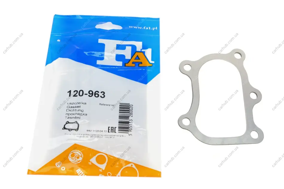 Прокладка труби вихлопної Renault Master 3.0 dCi 03- Fischer Automotive One (FA1) 120-963 (фото 1)