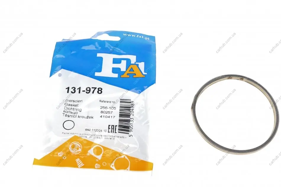 Прокладка труби вихлопної Ford Transit Connect 1.8 16V 02-13 (78x85x5) (кільце) Fischer Automotive One (FA1) 131-978 (фото 1)