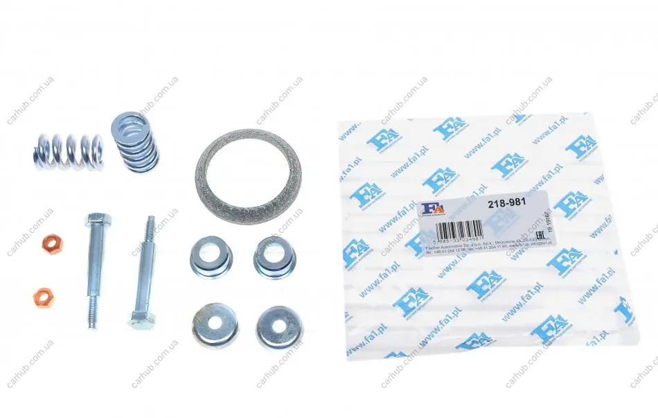 Кронштейн кріплення системи вихлопної Citroen C2/C3/C4/Peugeot 206/207/307/308 02-(к-кт) FA1 Fischer Automotive One (FA1) 218-981 (фото 1)