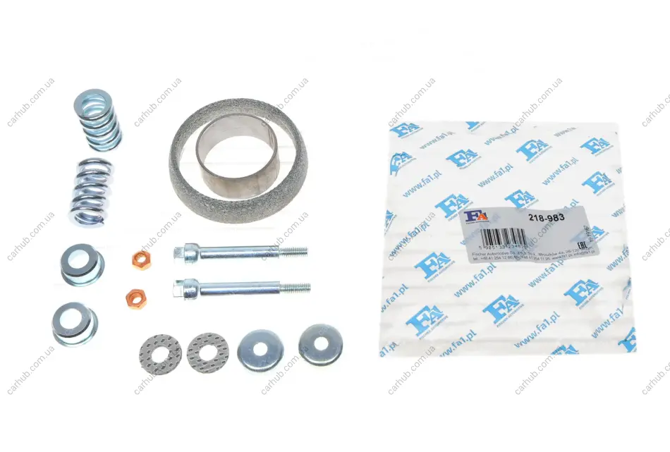 Кронштейн кріплення системи вихлопної Citroen Jumper/Fiat Ducato/Peugeot 2.8 HDi/JTD 02- (к-кт) Fischer Automotive One (FA1) 218-983 (фото 1)