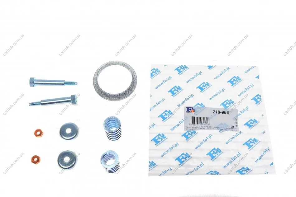 Кронштейн кріплення системи вихлопної Citroen C2/C3/Xsara/Peugeot 1007/206/207/307 00-13 (к-кт) Fischer Automotive One (FA1) 218-986 (фото 1)