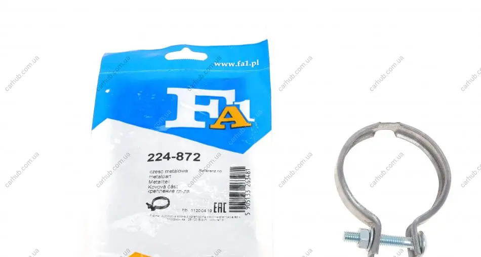 Хомут глушника Renault Megane/Scenic II 1.9 dCi 02-09 FA1 Fischer Automotive One (FA1) 224-872 (фото 1)