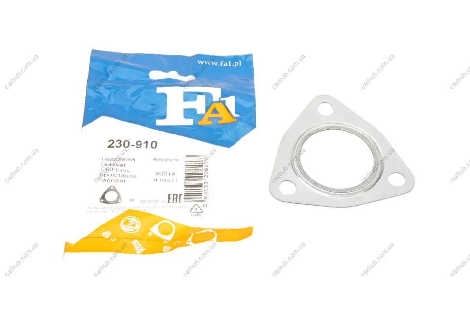 Прокладка труби вихлопної Citroen Saxo/Nissan Micra II/Peugeot 106 I-II 91-03 Fischer Automotive One (FA1) 230-910 (фото 1)