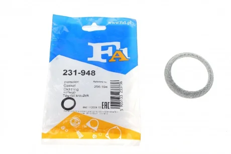 Прокладка труби вихлопної Peugeot 1007/207/307 1.4/1.6 16V 00- (46x60x8.5) (кільце) Fischer Automotive One (FA1) 231-948