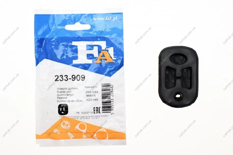 Гумка глушника Citroen Berlingo/Peugeot Partner 96-15 FA1 Fischer Automotive One (FA1) 233-909 (фото 1)