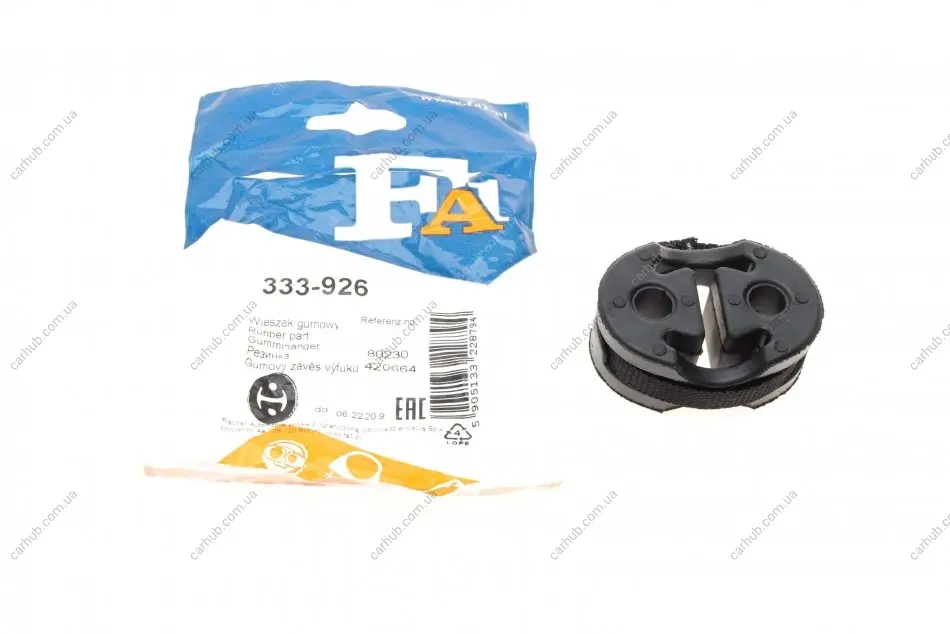 Гумка глушника Citroen Jumper/ Fiat Ducato 06/ Peugeot Boxer 06- FA1 Fischer Automotive One (FA1) 333-926 (фото 1)