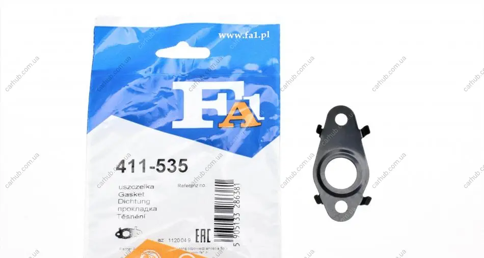 Прокладка турбіни VW Passat 1.4 TSI 07-14 (трубка на злив масла) Fischer Automotive One (FA1) 411-535 (фото 1)