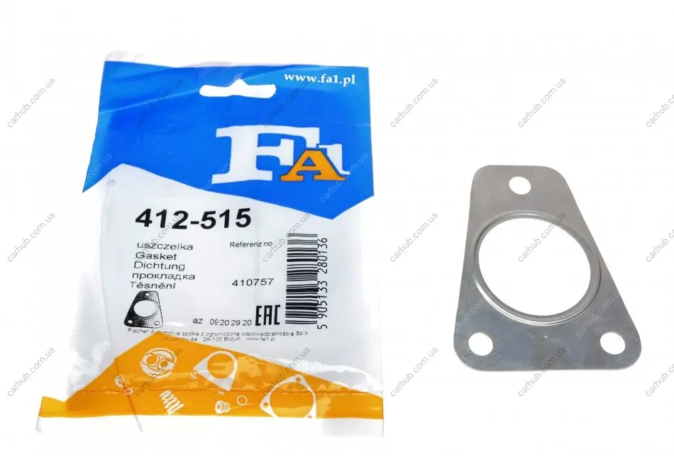 Прокладка турбіни Renault Master 2.2 dCi 00- FA1 Fischer Automotive One (FA1) 412-515 (фото 1)