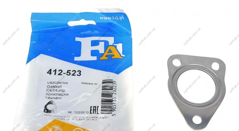 Прокладка труби вихлопної Fiat Ducato/Doblo 2.0D Multijet 10- Fischer Automotive One (FA1) 412-523 (фото 1)