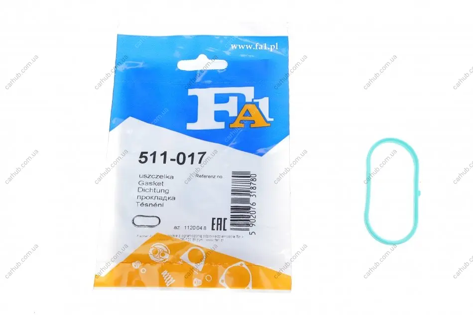 Прокладка колектора впускного Audi A4/A6/ VW Passat 1.8/2.0 95-05 FA1 Fischer Automotive One (FA1) 511-017 (фото 1)