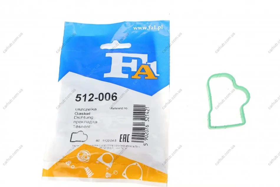 Прокладка колектора впускного Opel Astra H/Combo 1.2-1.4 04- FA1 Fischer Automotive One (FA1) 512-006 (фото 1)