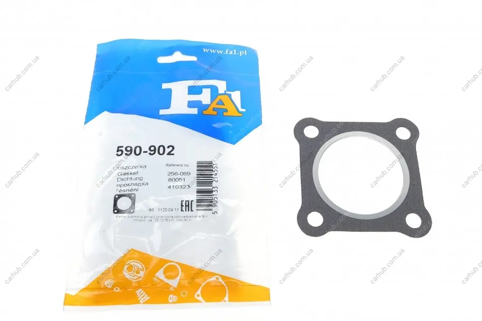 Прокладка труби вихлопної VW Caddy II 1.9 SDI 95-04 FA1 Fischer Automotive One (FA1) 590-902 (фото 1)