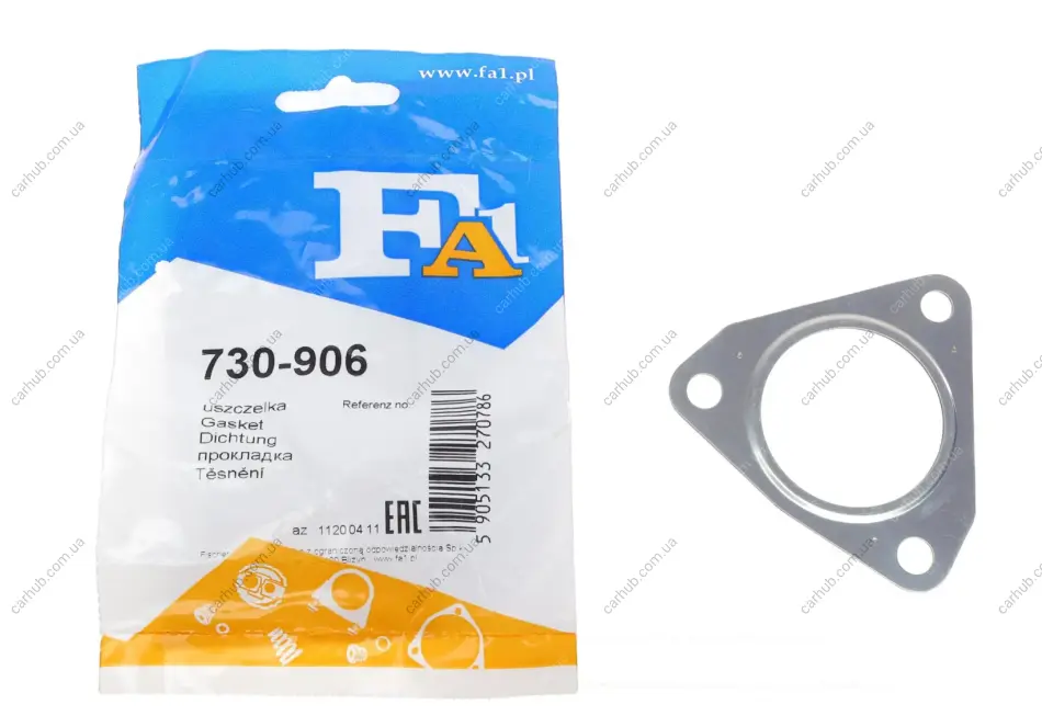 Прокладка труби вихлопної Hyundai Accent/Kia Ceed 1.5/1.6 CRDi 05-12 Fischer Automotive One (FA1) 730-906 (фото 1)