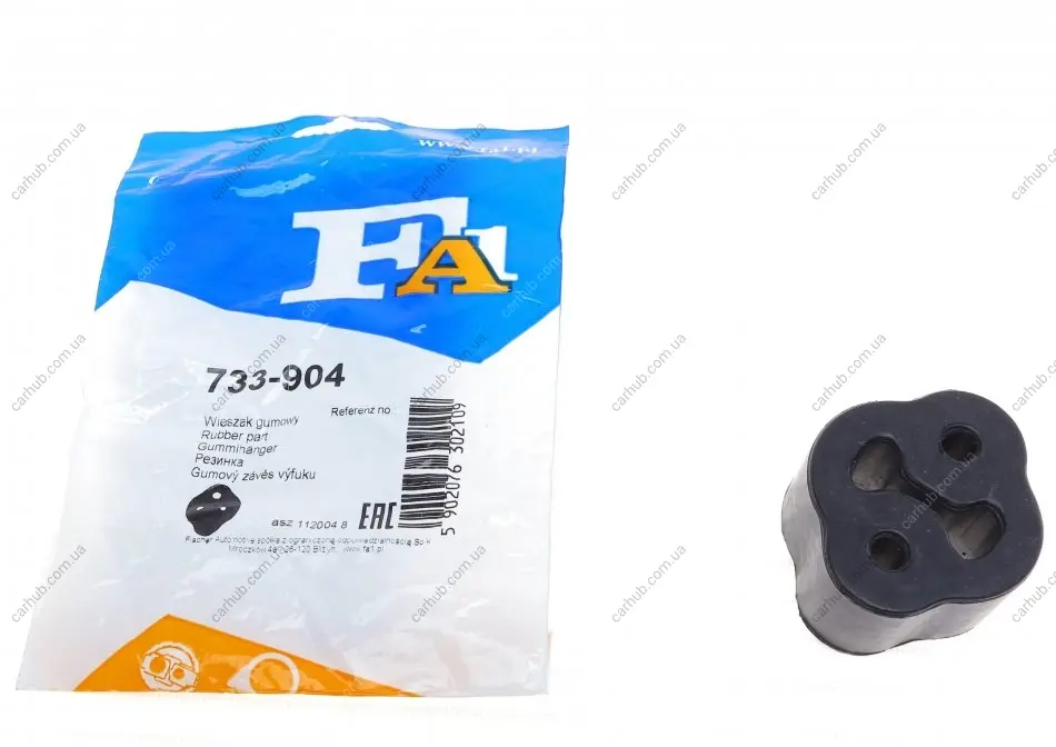 Гумка глушника Kia Sorento 2.4/2.5 CRDi/3.3/3.5 V6 4WD 02- Fischer Automotive One (FA1) 733-904 (фото 1)