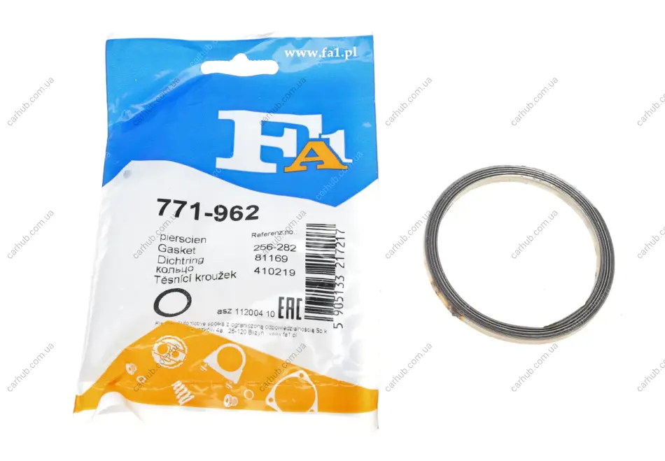 Прокладка труби вихлопної Toyota Land Cruiser 85-09 (62.5x74.1x5.2) (кільце) FA1 Fischer Automotive One (FA1) 771-962 (фото 1)