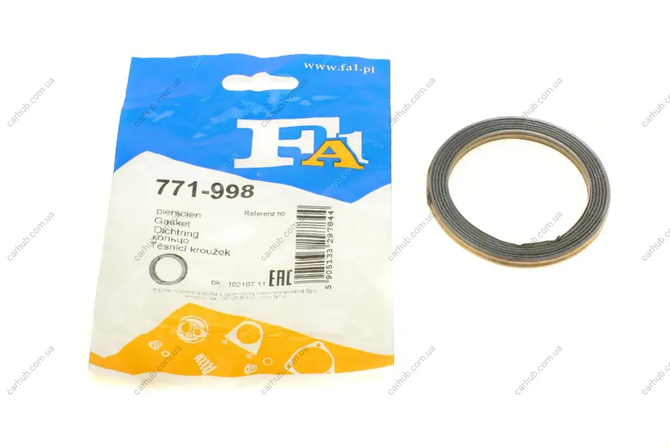 Прокладка труби вихлопної Mazda 3/6 02-10 (55x72x5) (кільце) FA1 Fischer Automotive One (FA1) 771-998 (фото 1)