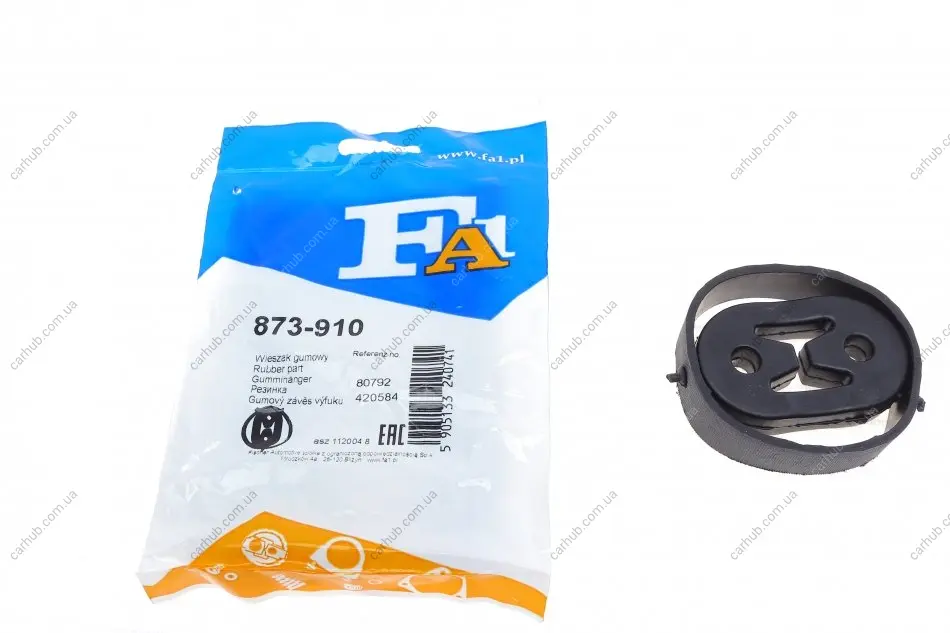 Гумка глушника Chevrolet Lacetti/Nubira 1.6/1.8 05- FA1 Fischer Automotive One (FA1) 873-910 (фото 1)