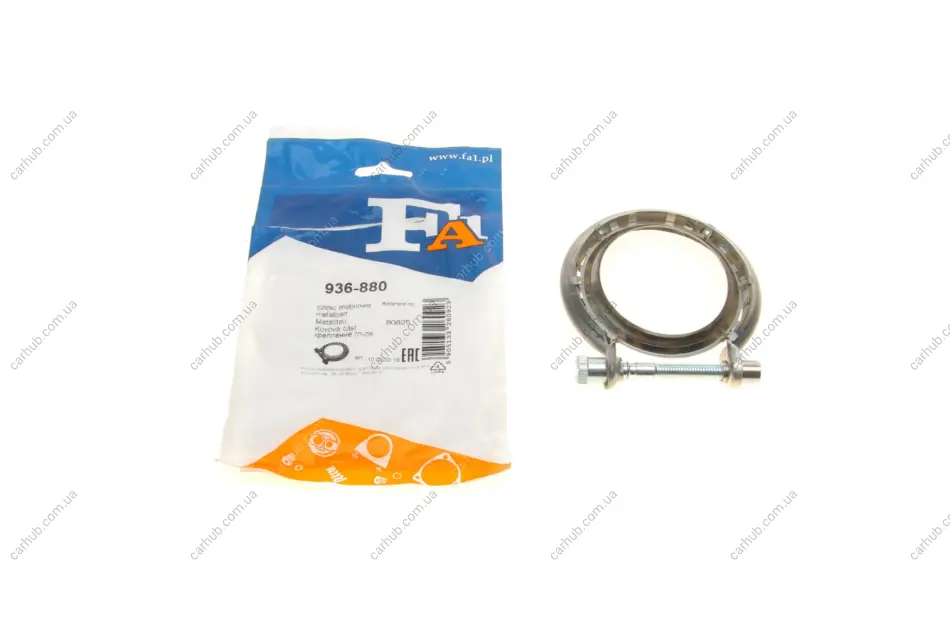 Хомут глушника Citroen C5/C6/C8/Peugeot 407/508/607/807 06- (80mm) FA1 Fischer Automotive One (FA1) 936-880 (фото 1)