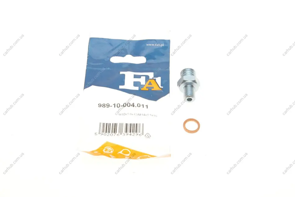 Болт Banjo (банжо) Skoda Octavia/VW Golf IV/Passat 96-10 (M10x1.0x12/M14x1.5x10) Fischer Automotive One (FA1) 989-10-004.011 (фото 1)