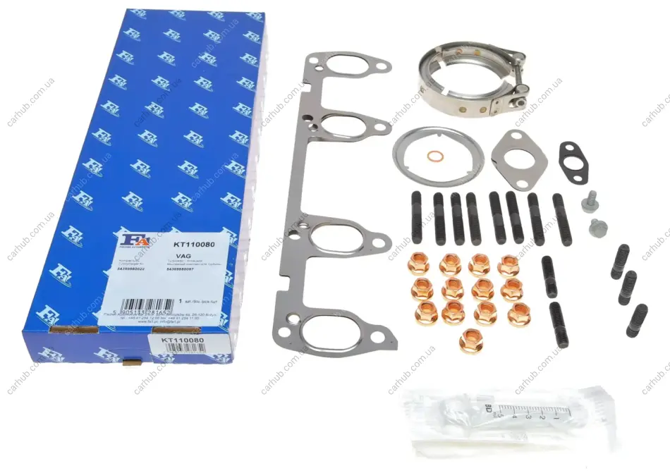 Комплект прокладок турбіни VW Caddy III 1.9 TDI 04-10 FA1 Fischer Automotive One (FA1) KT110080 (фото 1)