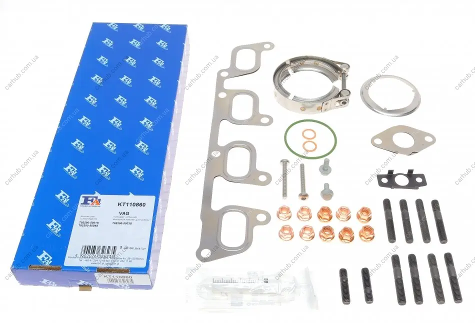 Комплект прокладок турбіни VW T5/T6 2.0 TDI 09- FA1 Fischer Automotive One (FA1) KT110860 (фото 1)