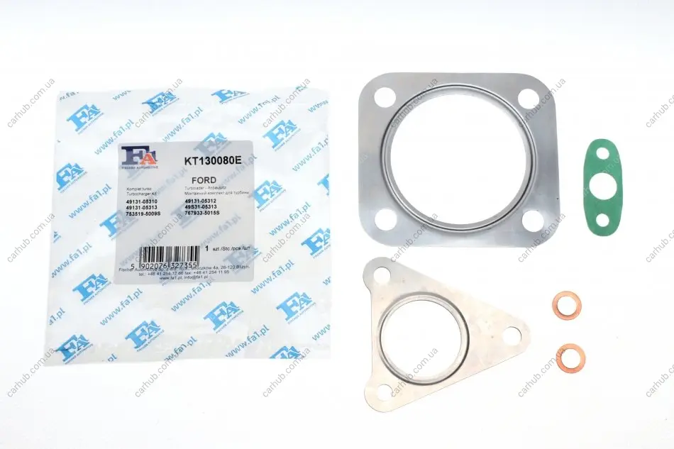 Комплект прокладок турбіни Ford Transit 2.2 TDCi 06-14 FA1 Fischer Automotive One (FA1) KT130080E (фото 1)