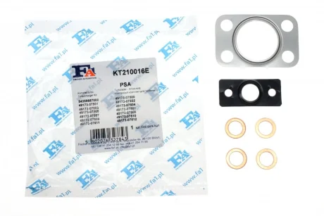Комплект прокладок турбіни Citroen Berlingo/Peugeot Partner 1.6HDI 08- FA1 Fischer Automotive One (FA1) KT210016E