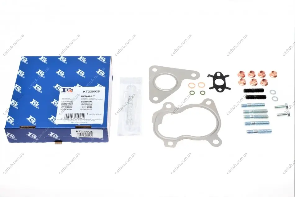 Комплект прокладок турбіни Renault Trafic/Master 1.9dCi FA1 Fischer Automotive One (FA1) KT220025 (фото 1)