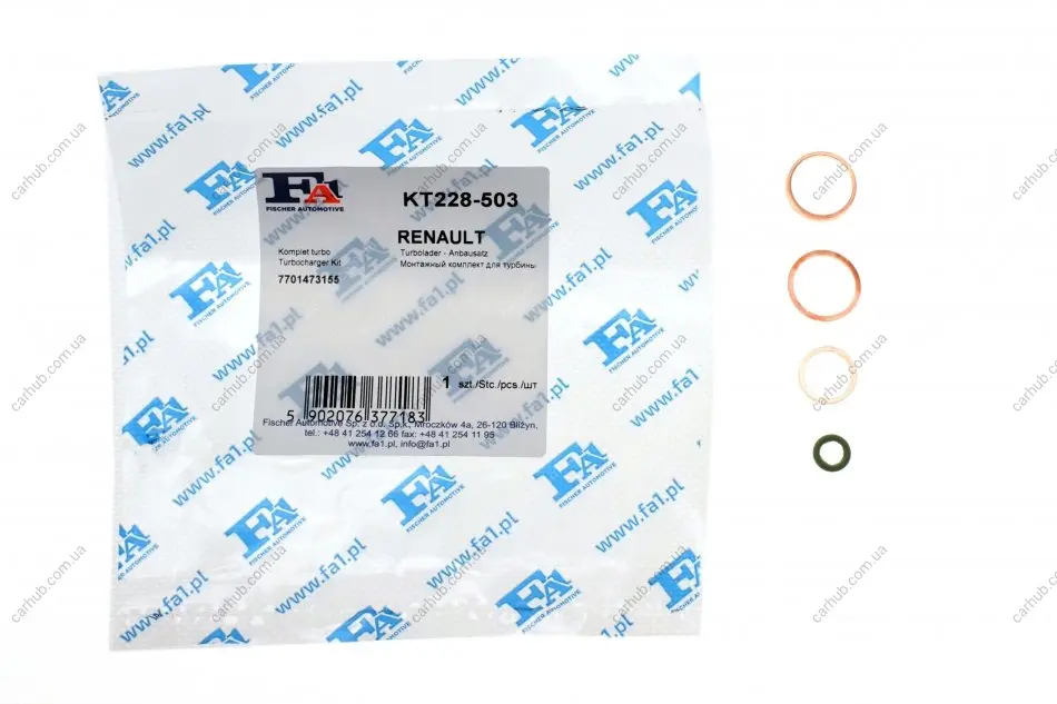 Комплект прокладок турбіни Renault Laguna II 2.0 16V 03-05 FA1 Fischer Automotive One (FA1) KT228-503 (фото 1)