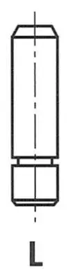Направляюча клапана (. випускний) DS DS 3, DS 4, DS 5 IVECO DAILY III, DAILY IV, DAILY V, DAILY VI CITROEN JUMPER I, JUMPER II, JUMPER III FIAT DUCATO PEUGEOT BOXER UAZ PATRIOT 1.6-3.0D 05.99- FRECCIA G11388 (фото 1)