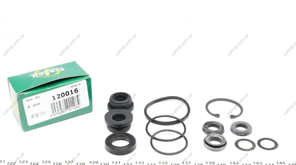 Ремкомплект циліндра гальмівного (головного) Renault Clio I,II,III (d=20,6mm) ATE FRENKIT 120016 (фото 1)