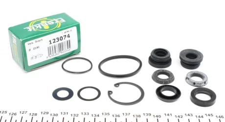 Ремкомплект циліндра гальмівного (головного) Renault Master 98- (d=23,8/25.4mm) Bosch FRENKIT 123074
