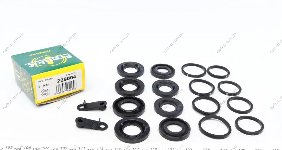 Ремкомплект супорта (переднього) Audi A4 06-09 (d=28/32mm) (Brembo) FRENKIT 228004 (фото 1)
