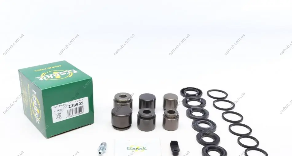 Ремкомплект супорта (переднього) BMW 3 (E90-E93) 06-13 (d=27/32mm) (+6 поршнів) (Brembo) FRENKIT 228905 (фото 1)