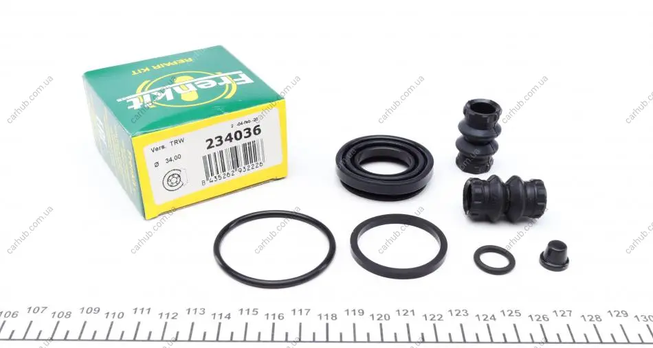 Ремкомплект супорта (заднього) Renault Megane/Scenic 08- (d=34mm) (TRW) FRENKIT 234036 (фото 1)