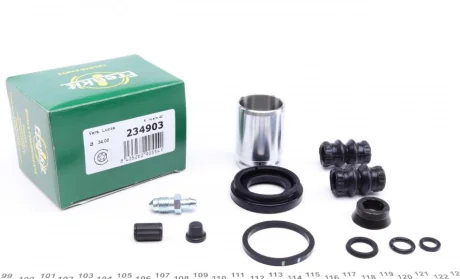 Ремкомплект супорта (заднього) Opel Astra 98-09 (d=34mm) (Lucas) (+поршень) FRENKIT 234903